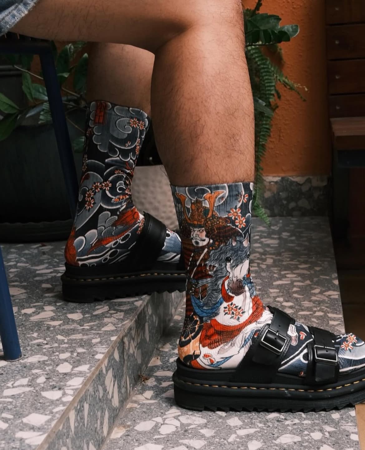 Oriental sock collection
